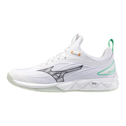 foto MIZUNO WAVE LUMINOUS WHITE BLACK FROZEN EMERAID